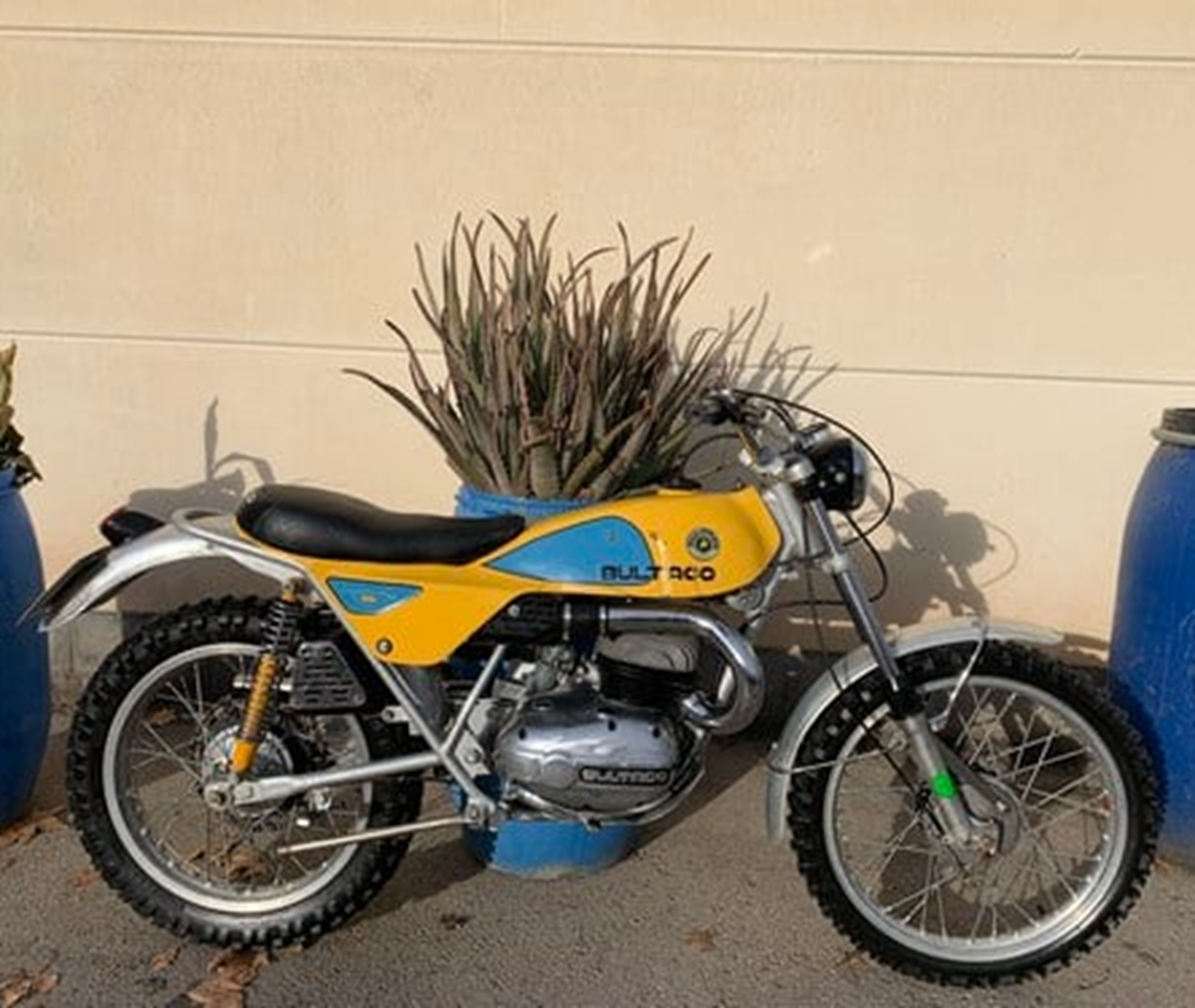 Bultaco Bootlace Yellow Motorcycle Paint