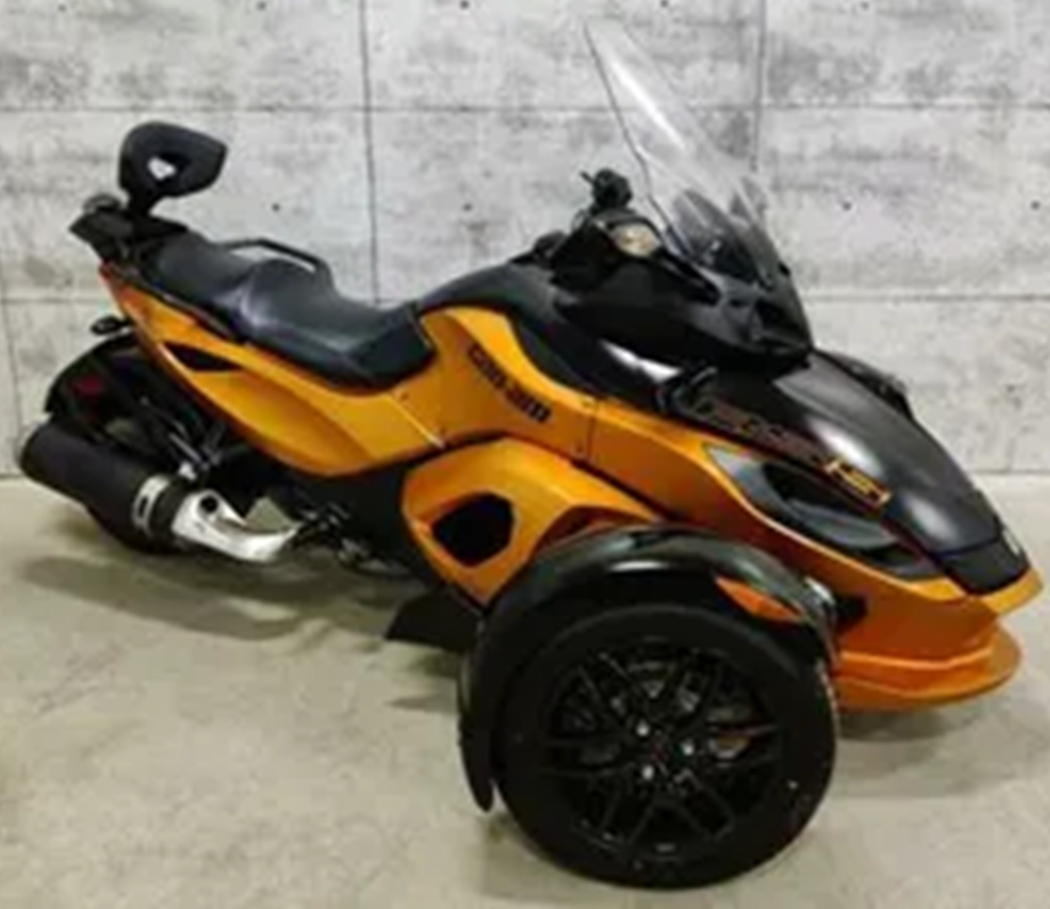 Can Am Circuit Yellow Motorcycle Paint