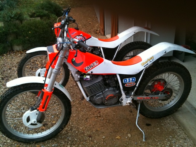 Fantic Fluorescent Orange Motorcycle Paint