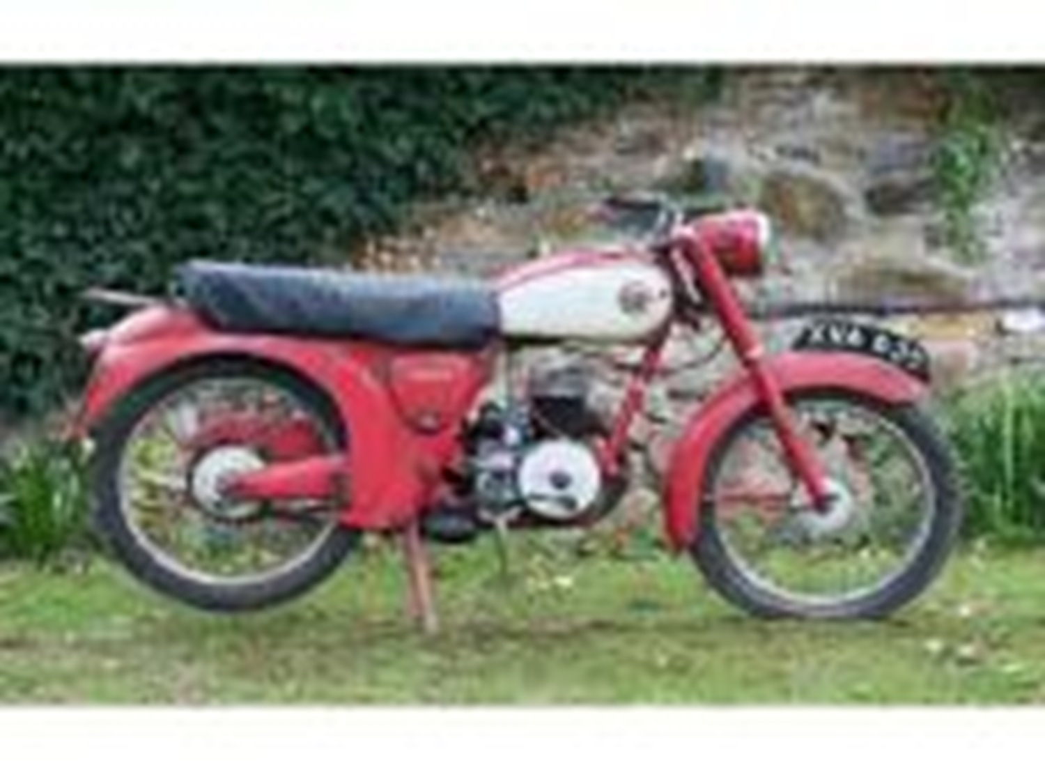 Francis Barnett Burma Red Motorcycle Paint