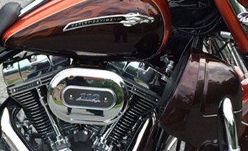 Harley-Davidson Antique Gunstock Motorcycle Paint