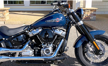 Harley-Davidson Billiard Blue Motorcycle Paint