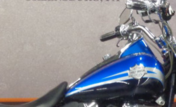 Harley-Davidson Light Blue Metallic Motorcycle Paint