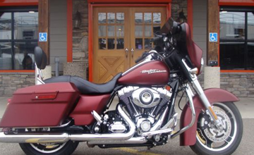 Harley-Davidson Red Hot Denim Motorcycle Paint