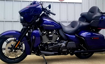 Harley-Davidson Zephyr Blue Motorcycle Paint