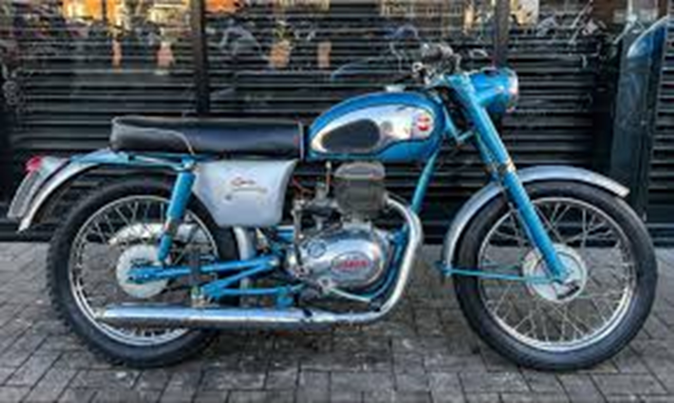 James Caribbean Blue Metallic Motorcycle Paint