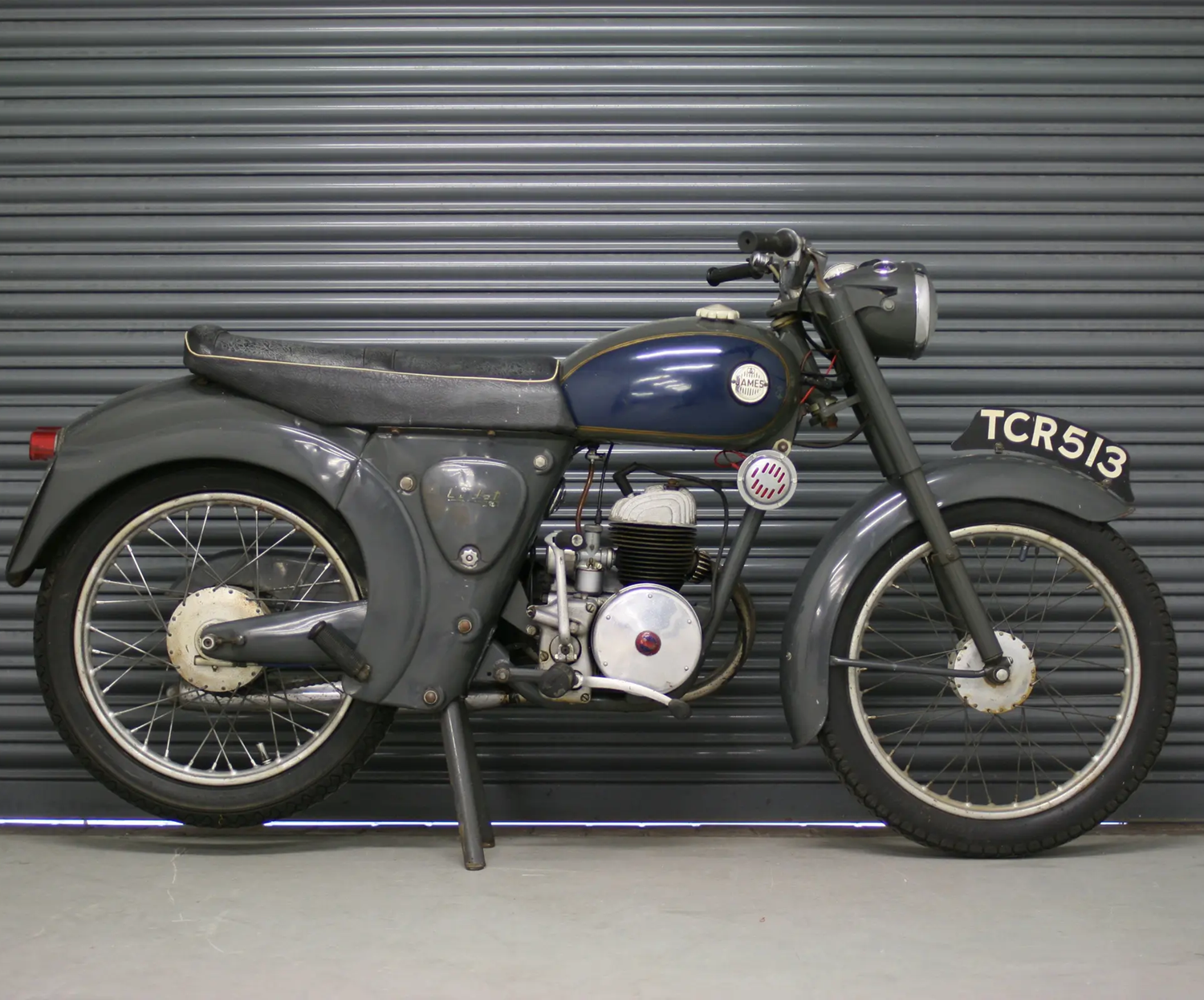 James Royal Blue Motorcycle Paint