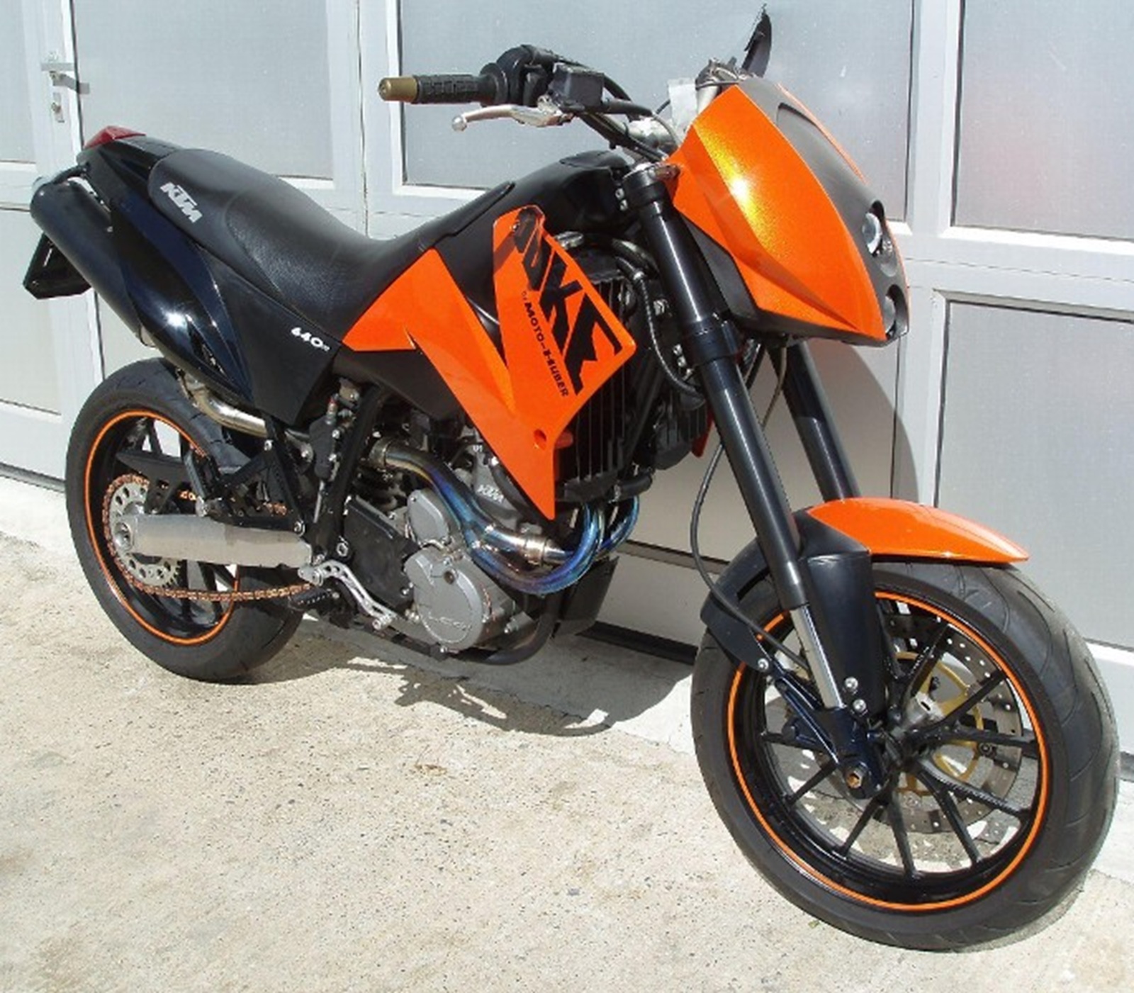 KTM Adrenaline Orange Pearl Motorcycle Paint