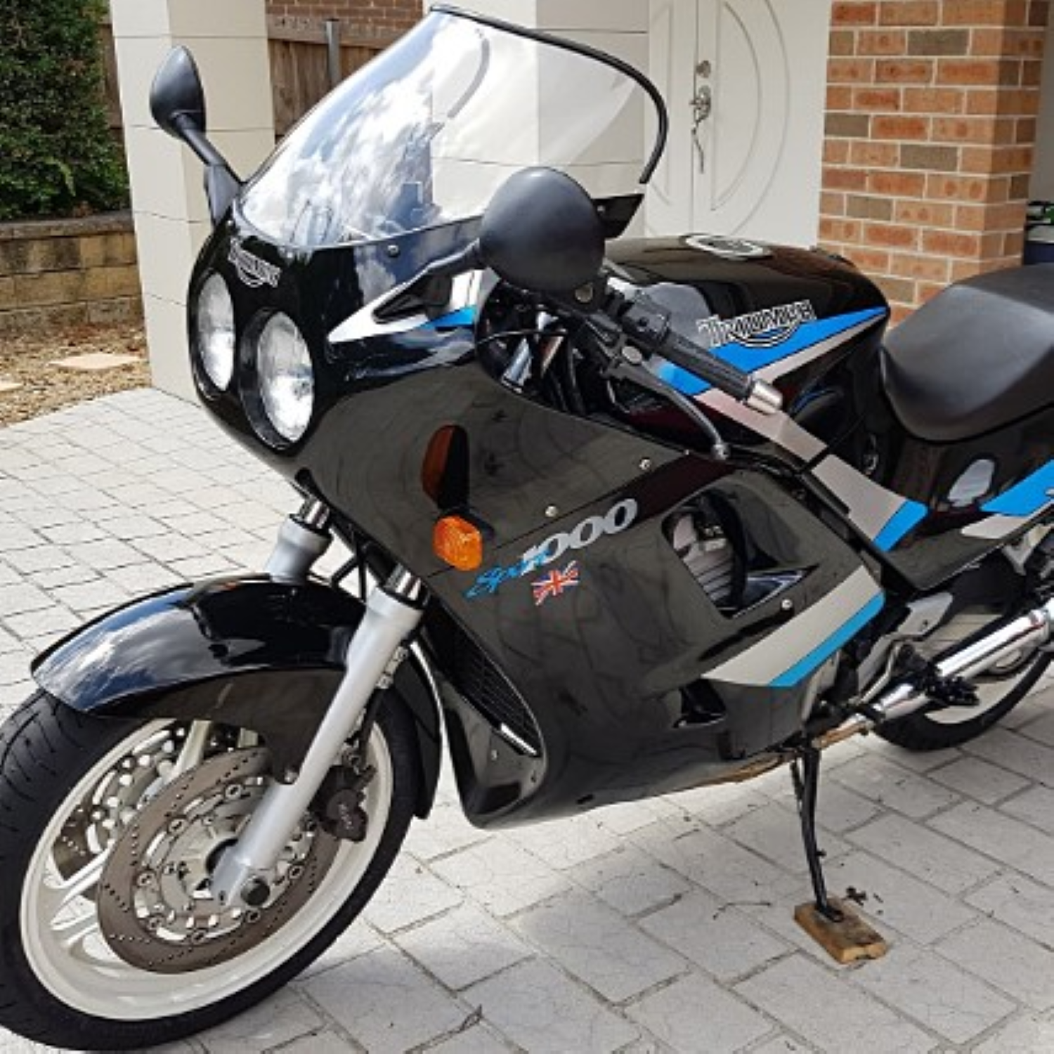 Triumph Assam Black (code PA) Motorcycle Paint