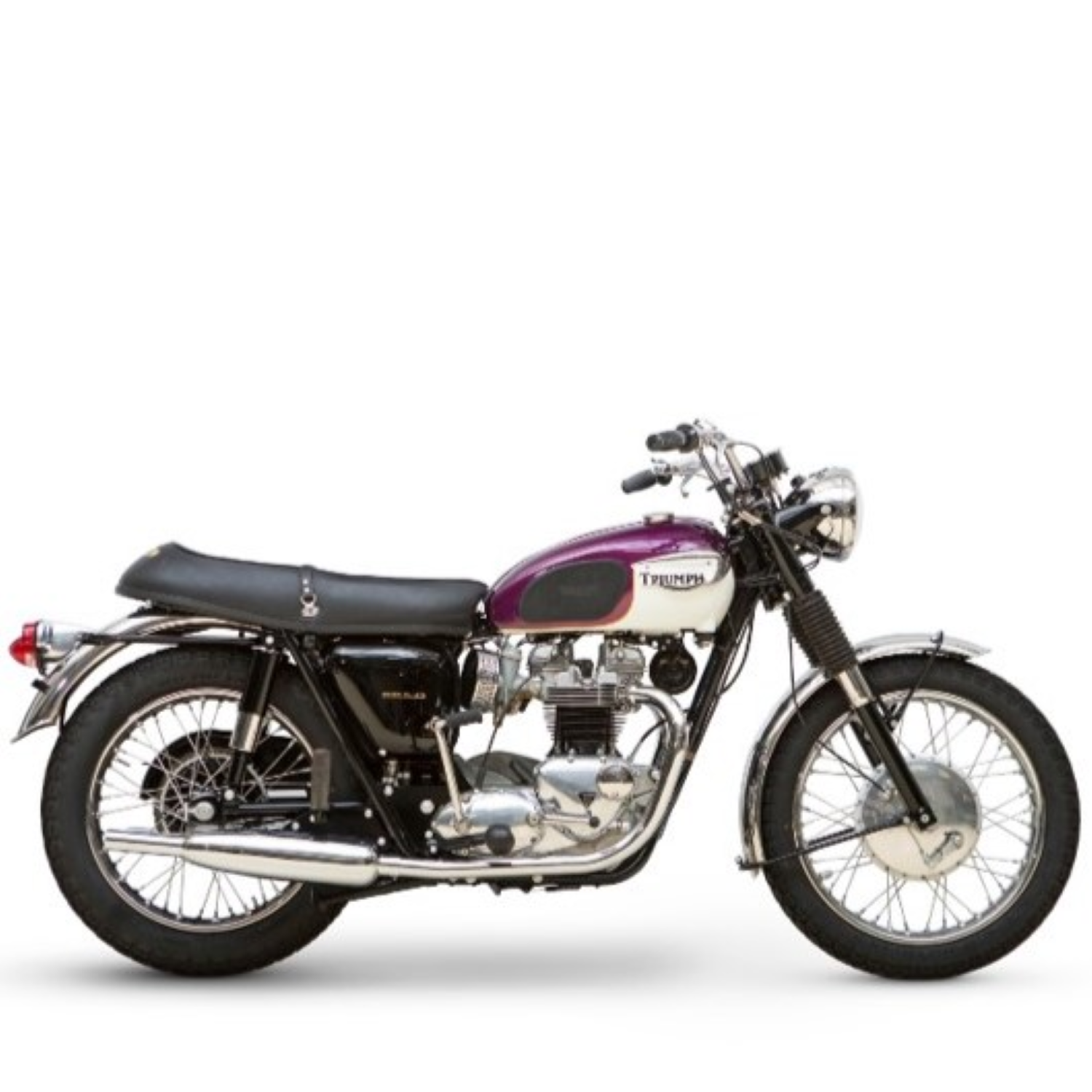 Triumph Aubergine Motorcycle Paint