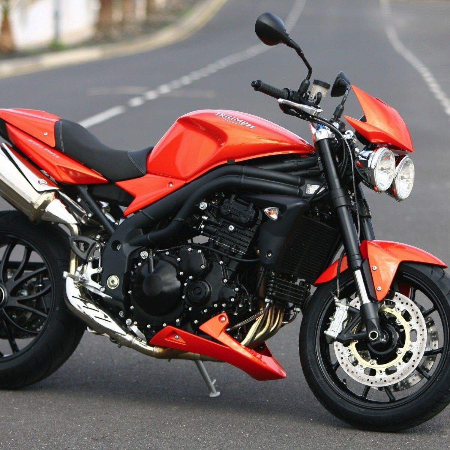 Triumph Blazing Orange (code EG) Motorcycle Paint