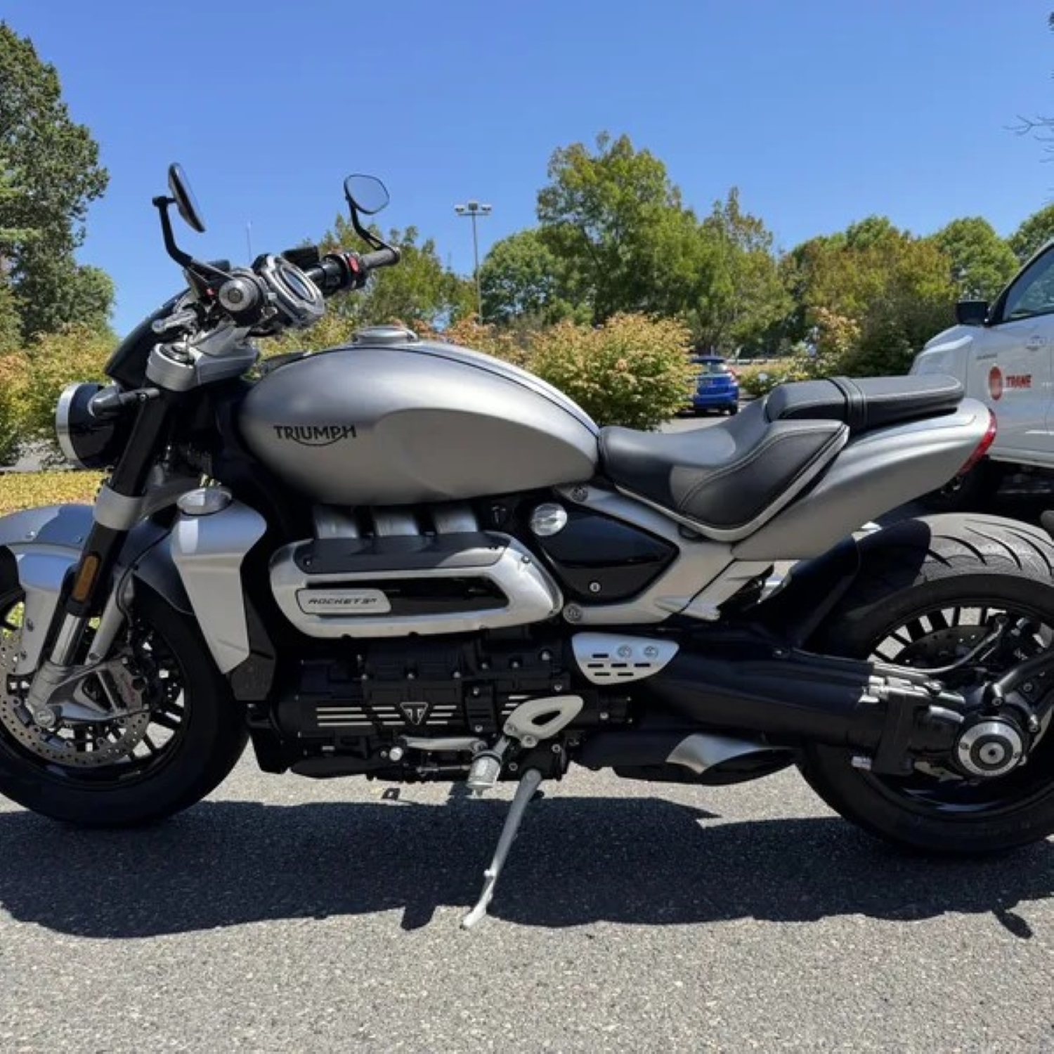 Triumph Matt Silver Ice (code MT) Motorcycle Paint