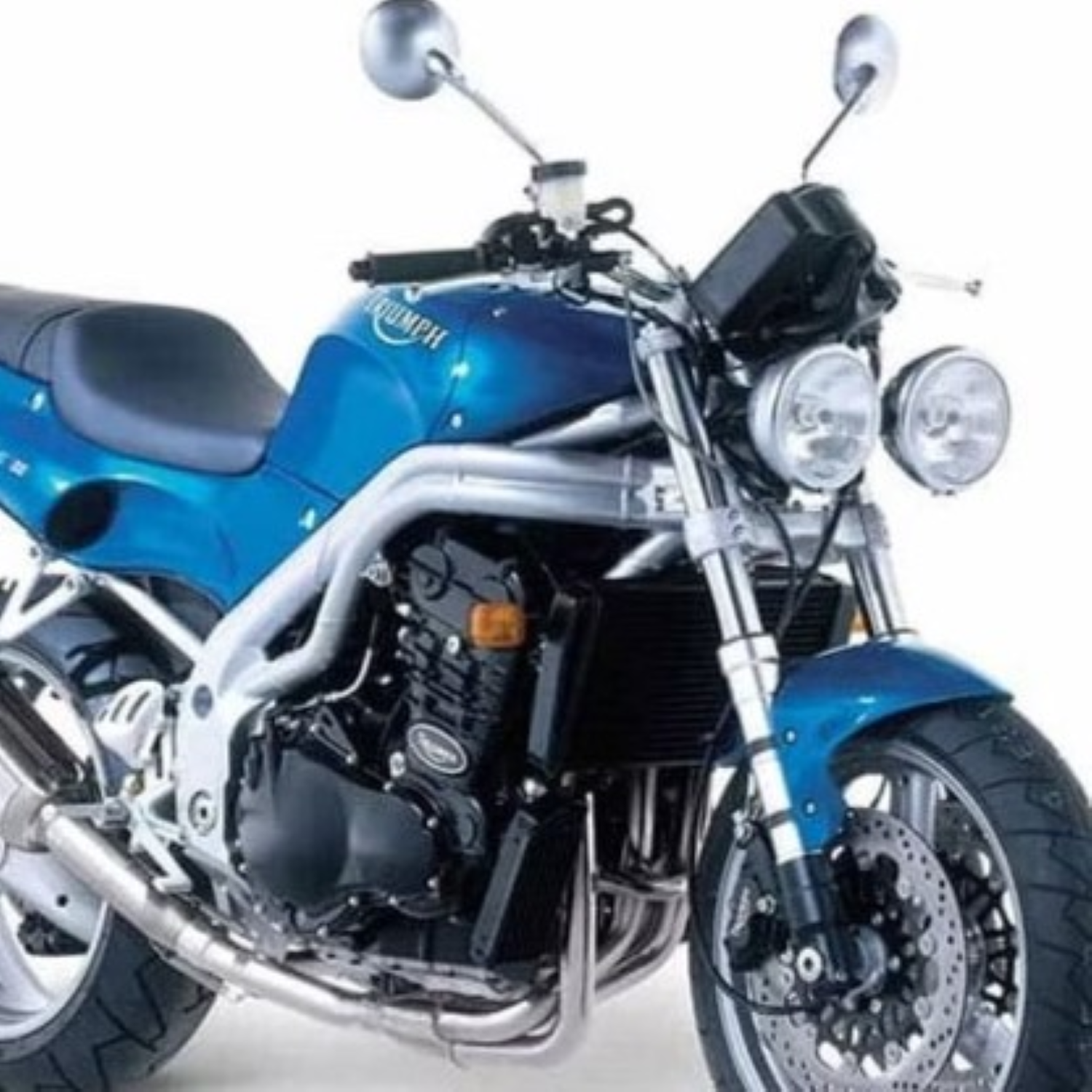 Triumph Neon Blue (code JO) Motorcycle Paint