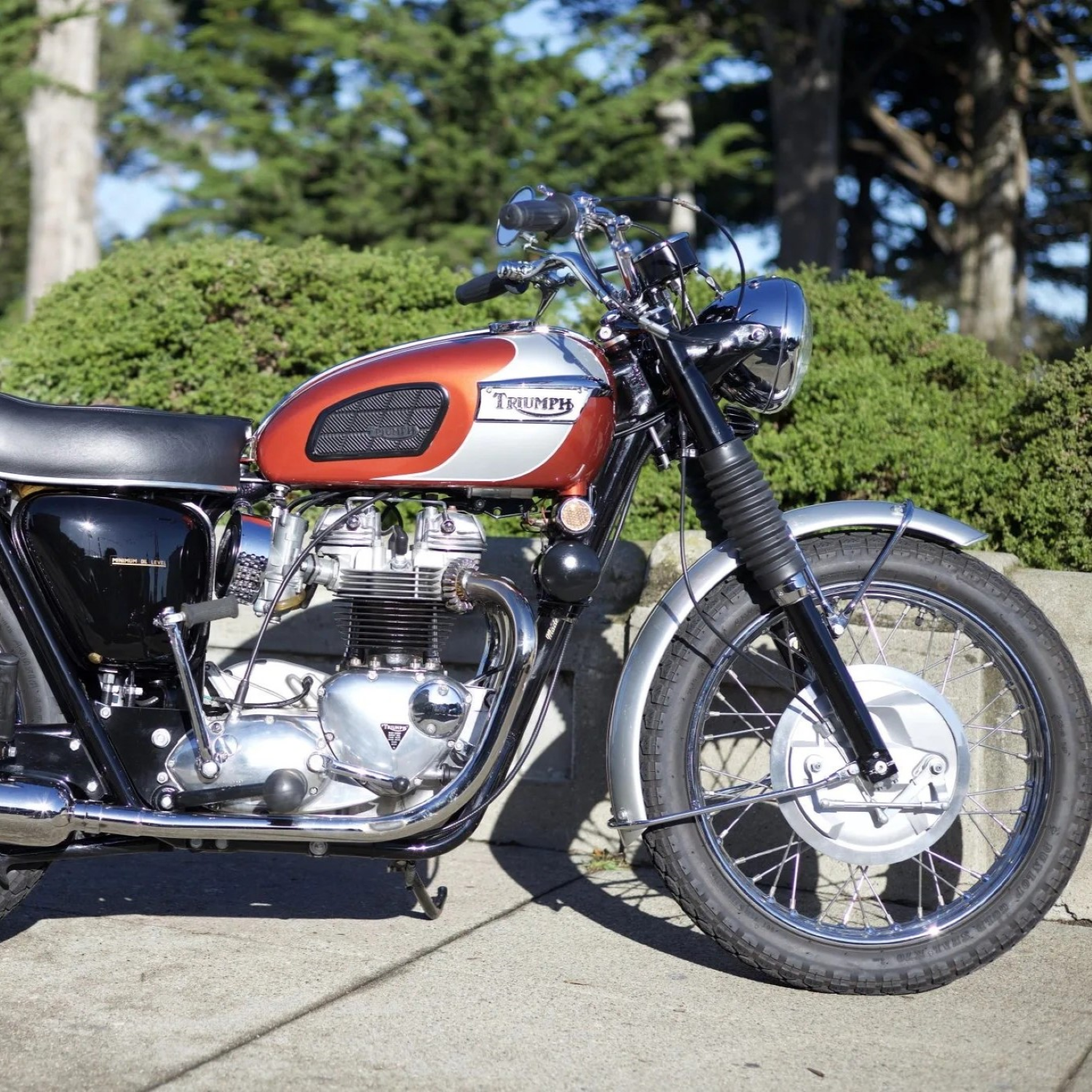 Triumph Olympic Flame Motorcycle Paint