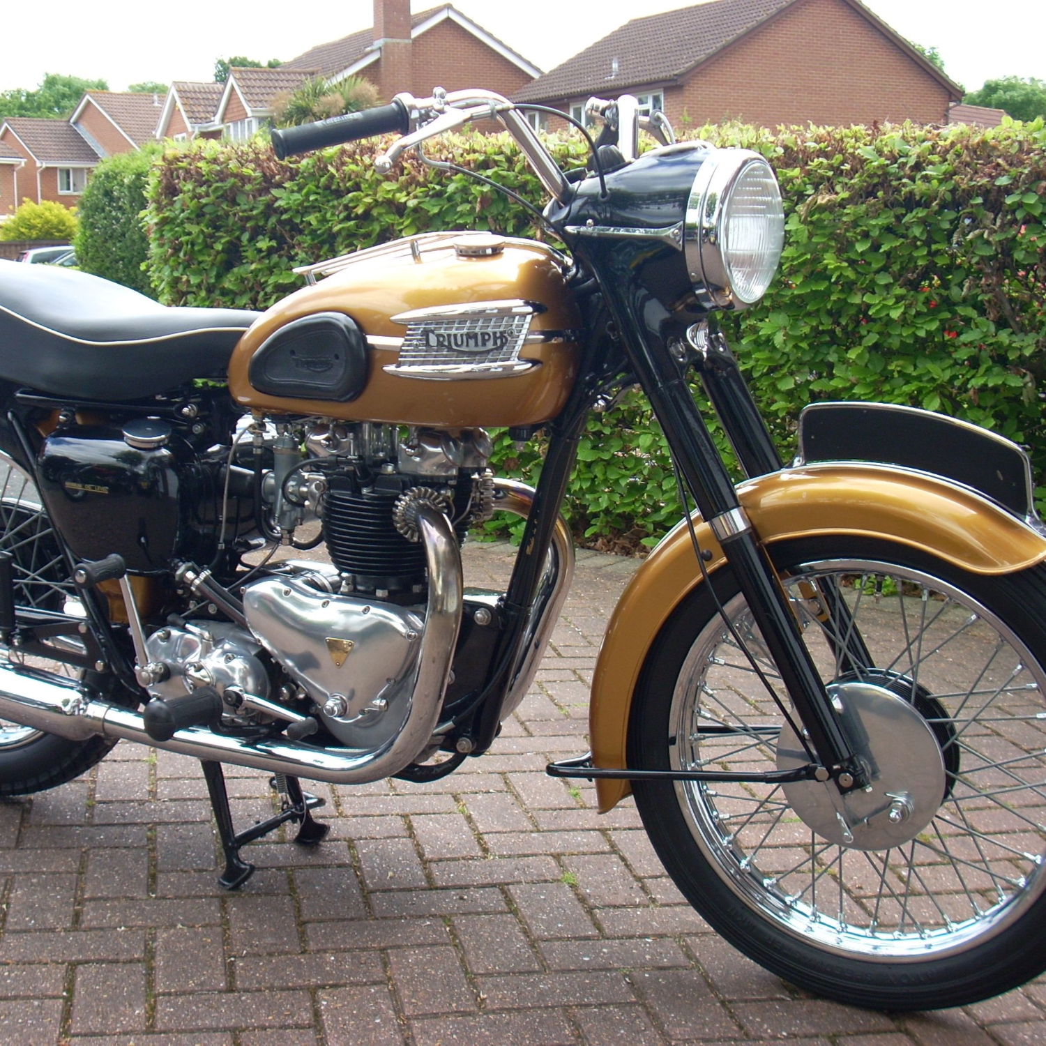 Triumph Polychromatic Bronze Gold Motorcycle Paint