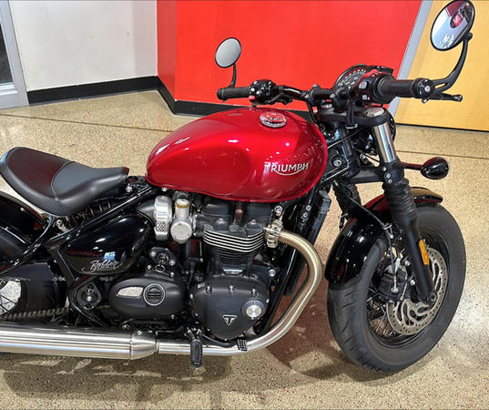 Triumph Red Hopper (code DI) Motorcycle Paint