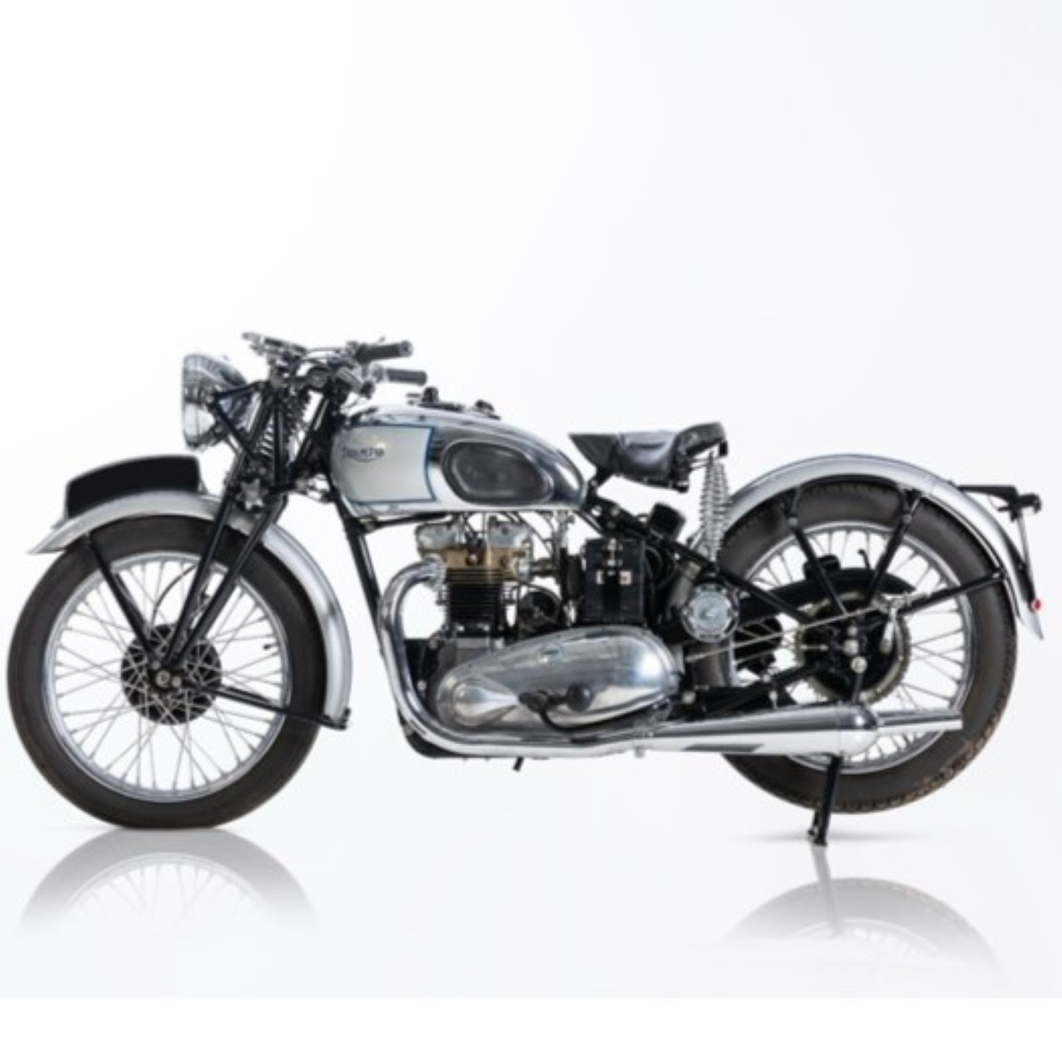 Triumph Silver Sheen Motorcycle Paint