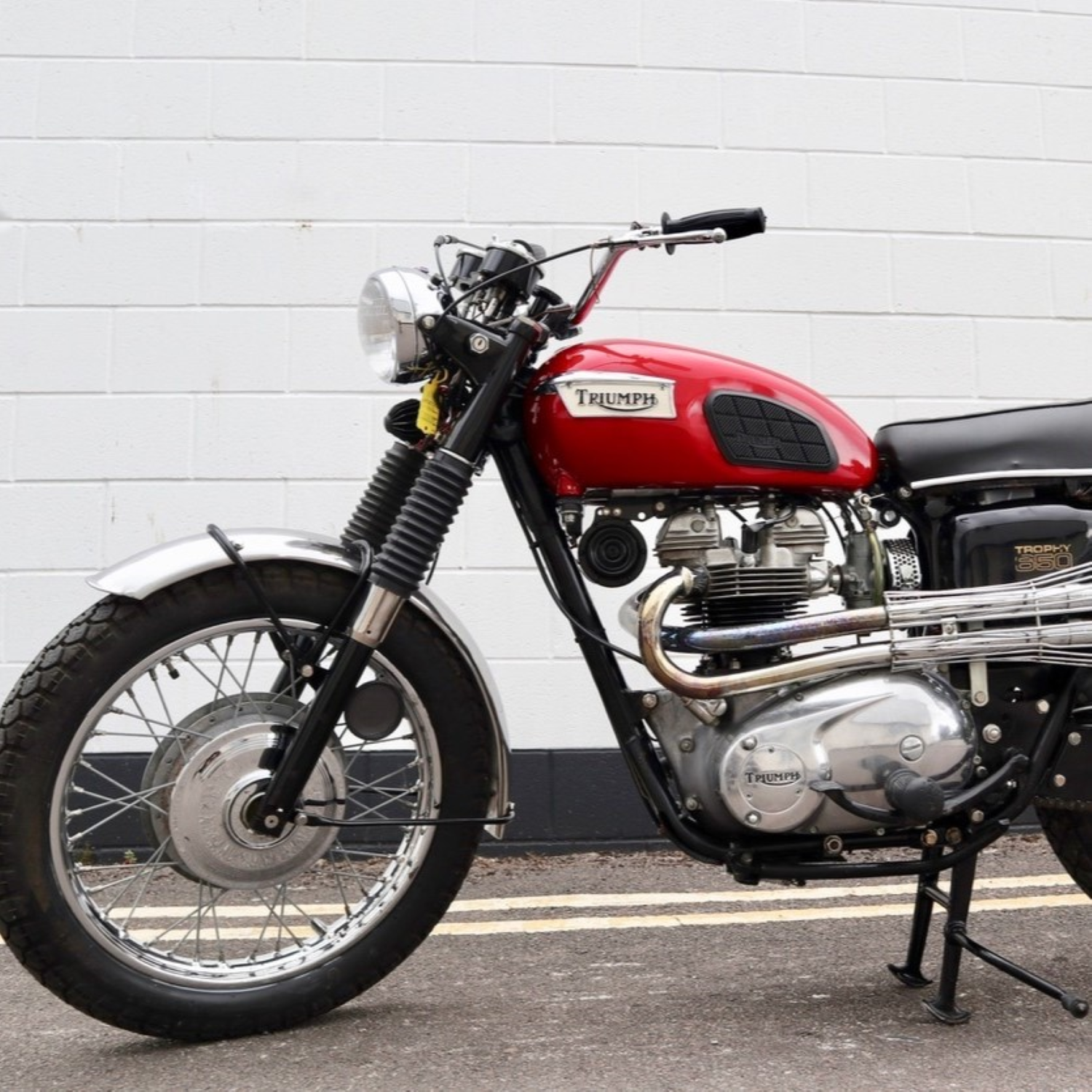 Triumph Trophy Red Motorcycle Paint